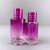100ml custom gradient blue colour glass perfume bottle with lid