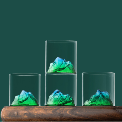 New Arrival whiskey glasses Wine Tumbler Cups For Tea And Coffee High Borosilicate Glass Tea View