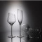 New product ideas 2024 bevel oblique cut ribbed goblet best selling modern red colored wine glasses