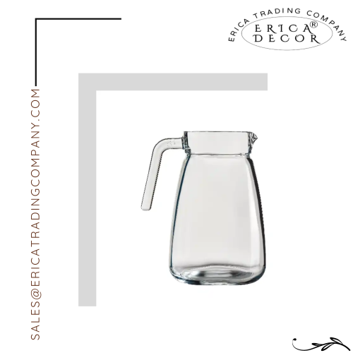 Buy High Quality Large Glass Pitcher with Trendy Designed Household Kitchenware Large Glass Pitcher