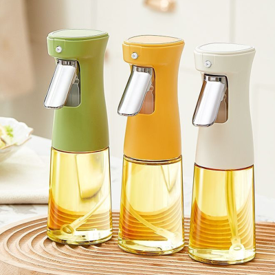 Portable Aceite Kitchen Baking Salad Bbq Utensils Glass Spray Bottle 280Ml Olive oil spray bottle