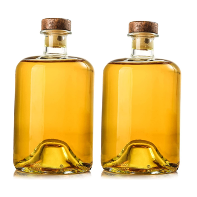 Customized best-selling 500ml 750ml 1000ml vodka whiskey brandy cylindrical oil spray bottle