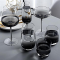 Wholesale New type European Vintage Glass Whisky Cocktail Wine Glass Coupe Set Grey red wine glass