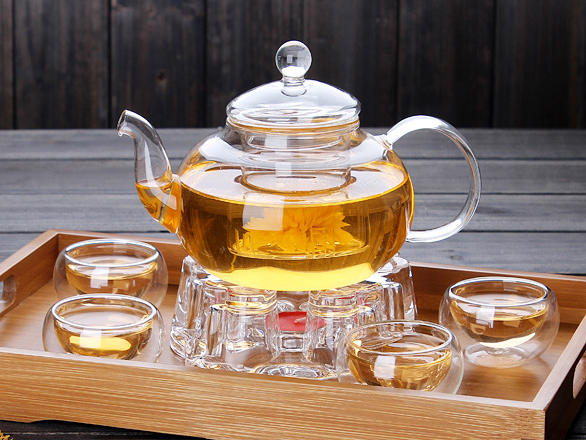 glass teapot