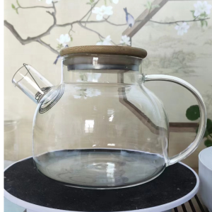 2024 Manufactory glass teapot cheap juice water kettles thickened heat resistant glass tea pots