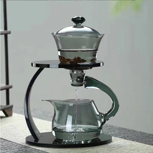 38Years Factory Grey Color Design Glass Kettle Stovetop Microwave Safe High Quality glass teapots