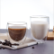 High Quality 250ml 350ml 450ml Double layer glass High borosilicate glass glass coffee mugs cup