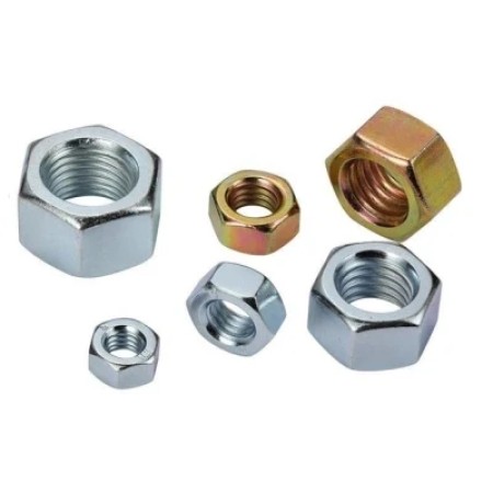 Tuerca hexagonal de acero inoxidable con revestimiento negro ZP de grado 8 DIN934