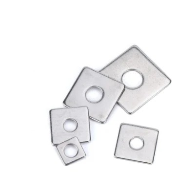 Flat Square Plate Washer: Stainless Steel, Carbon Steel