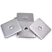 Flat Square Plate Washer: Stainless Steel, Carbon Steel
