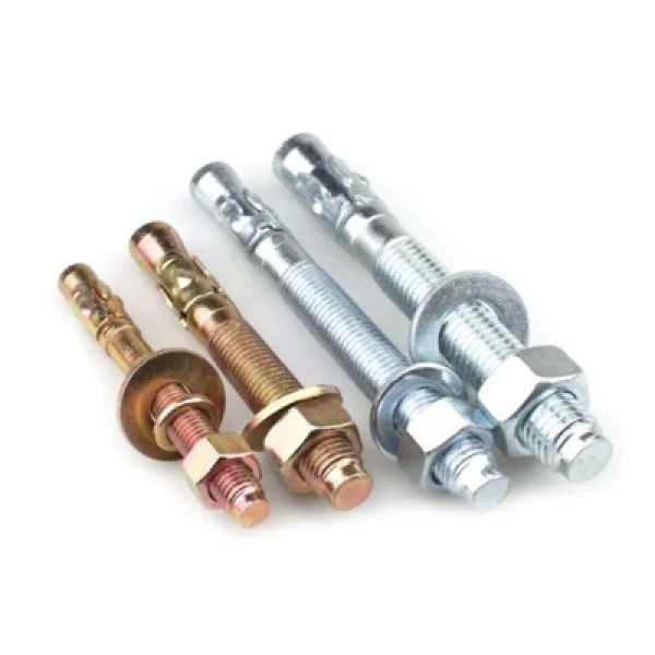 Anclaje de cuña galvanizado de acero al carbono