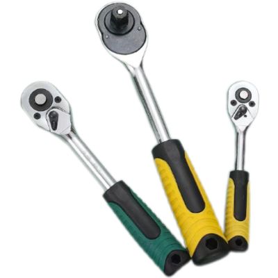Quick Release 1/4 3/8 1/2 Inch Socket Ratchet Handle Wrench