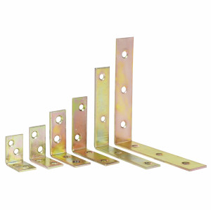 Soportes angulares galvanizados, revestidos con zinc y revestidos con pintura electrostática