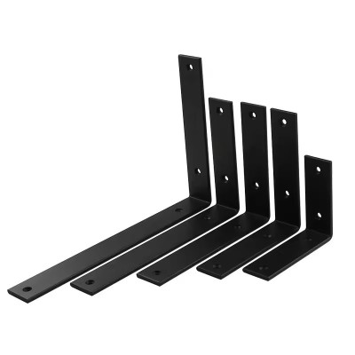 Wide Corner Brackets Metal Corner Brace 90 Degree L Shape Bracket for Wooden Frame Bed Furniture Bookshelf