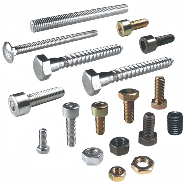 Various types of high-quality bolts