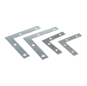 Soportes de ángulo plano galvanizados con revestimiento de zinc