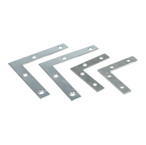 Flat Angle Galvanized Zinc Plated Brackets