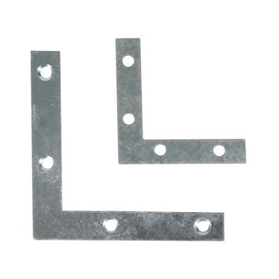 Flat Angle Galvanized Zinc Plated Brackets