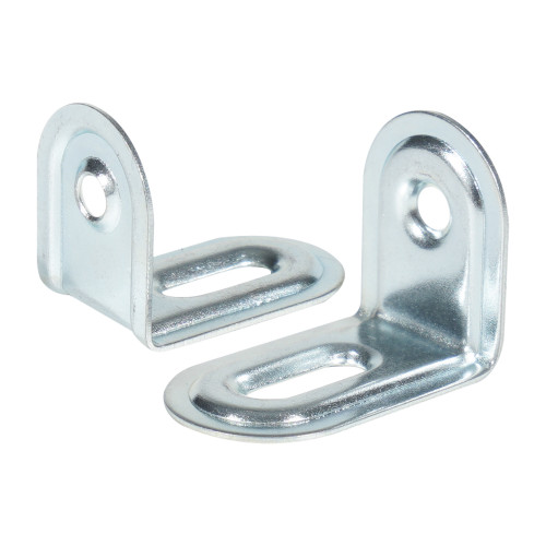 Wide Angle Blue White Zinc Plate Brackets