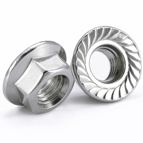 Galvanized Nut with Gasket Tooth Nut