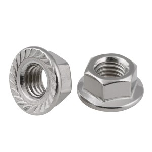 Galvanized Nut with Gasket Tooth Nut