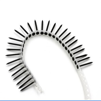 High Strength Collated Bugle Head Drywall Screw for Plasterboard with Plastic Chain Collated Screw