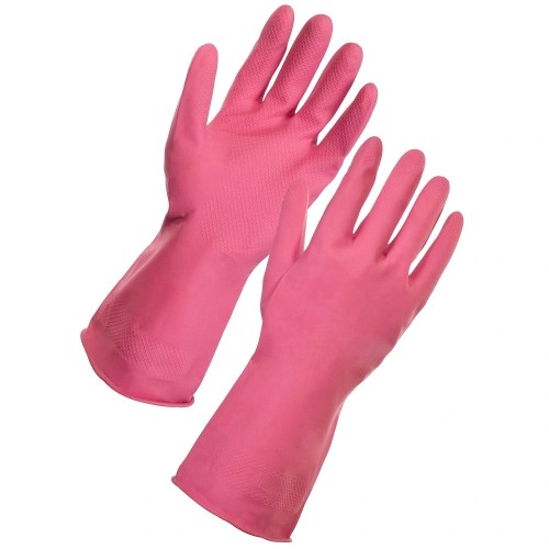 Colorful Household Washing Gloves With Waterproof and Oil-proof Features