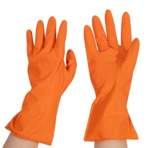 Waterproof Oil Resistance Women Cleaning Latex Household Gloves