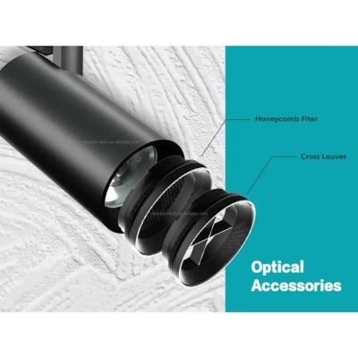 Art Exhibition Indoor Anti Glare Dimmable 5000K Mini COB LED Track Light