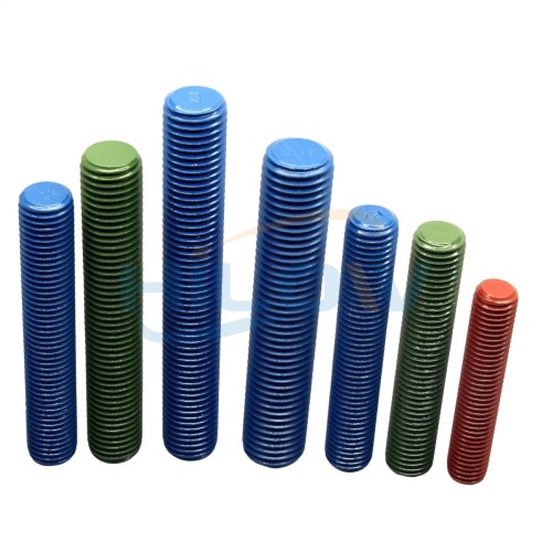Factory Wholesale Supply Tef/PTFE/Poli Coated/Painted Oil Chemical Industry Use B7/DIN975 Threaded Rod