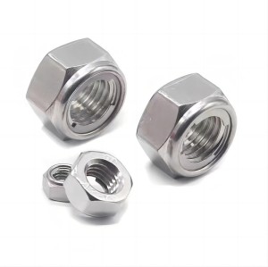 Tuerca hexagonal de acero inoxidable DIN934 A2 A4 SS304 SS316