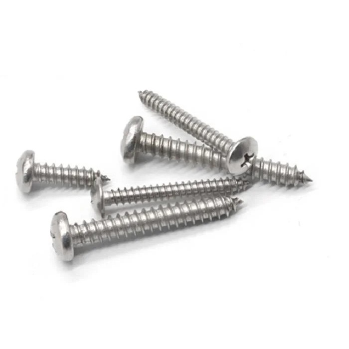 Pan Head Self Tapping Screw Stainless Steel 304 Round Head Sheet Metal Screw DIN7981