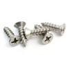 Tornillos para madera con cabeza de celosía modificada de acero inoxidable 304, n.° 8 x 1"