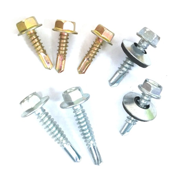 Hexagon Head Screw Self Drilling Screws With EPDM Washers