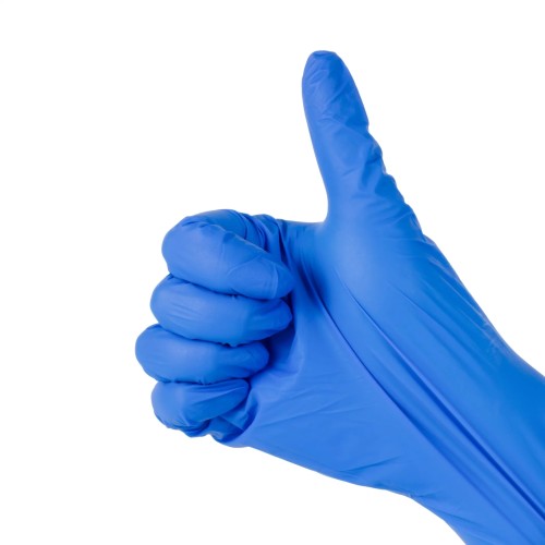 Disposable Industrial Electronics Blue Nitrile Glove