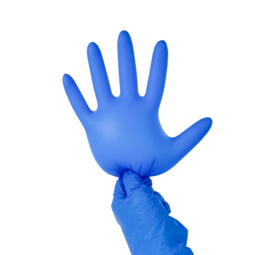 Disposable Industrial Electronics Blue Nitrile Glove