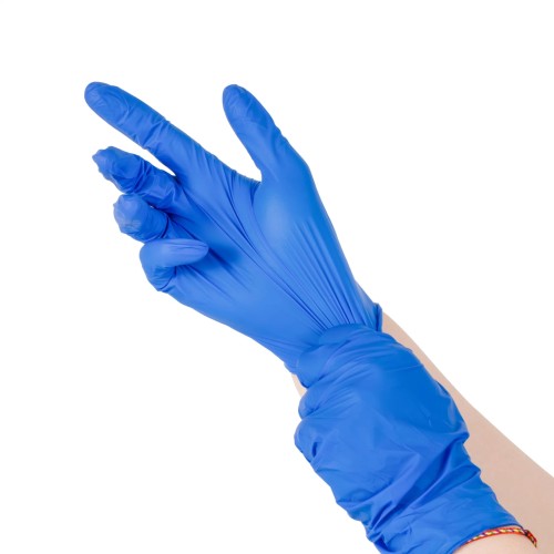 Disposable Industrial Electronics Blue Nitrile Glove