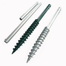 HDG Solar Energy Ground System Helical Piles Anchors Pile Ground Screw