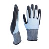 Resistance Level 6 Hppe Liner Nitrile Coated Palm Dipped Durable Industrial Work Safety Gloves