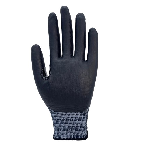Resistance Level 6 Hppe Liner Nitrile Coated Palm Dipped Durable Industrial Work Safety Gloves