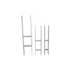 Customized H Type Post Support H Pole Anchor/ H form HDG Pole Anchor Supplier