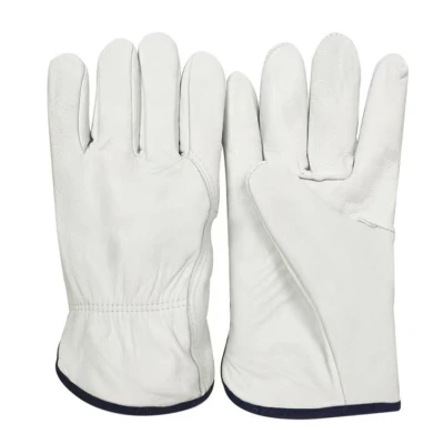 Guantes de piel de oveja nuevos, flexibles, resistentes a altas temperaturas, antideslizantes, guantes para soldadura eléctrica