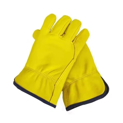 Guantes de piel de oveja nuevos, flexibles, resistentes a altas temperaturas, antideslizantes, guantes para soldadura eléctrica