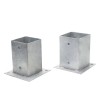 China Customized Metal Post Base/Round Square Post Base Plate/Post Base Brackets Supplier