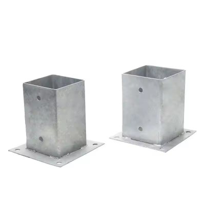 China Customized Metal Post Base/Round Square Post Base Plate/Post Base Brackets Supplier