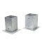 China Customized Powder Coated Bolt Down Pole Anchor Plate Wood Post Ground Support Supplier