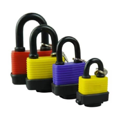 Lockey Shackle Length Waterproof Dustproof Laminated Safety Padlock