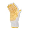 Wholesale Warm Work Gloves Nylon PVC Polka Dots Gloves Knit White Cotton Personal Safety Gloves