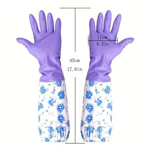 Multiple Reusable Cleaning Household Kitchen Latex Gloves