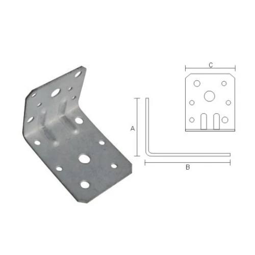 Custom Steel Angle Bracket Metal Corner Connecting Brackets For Wood